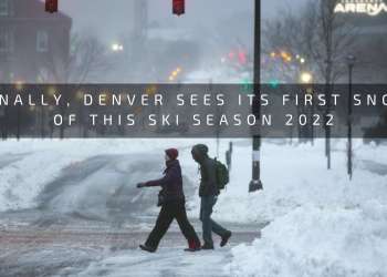 Finally, Denver Sees its first snow of this Ski Season 2022