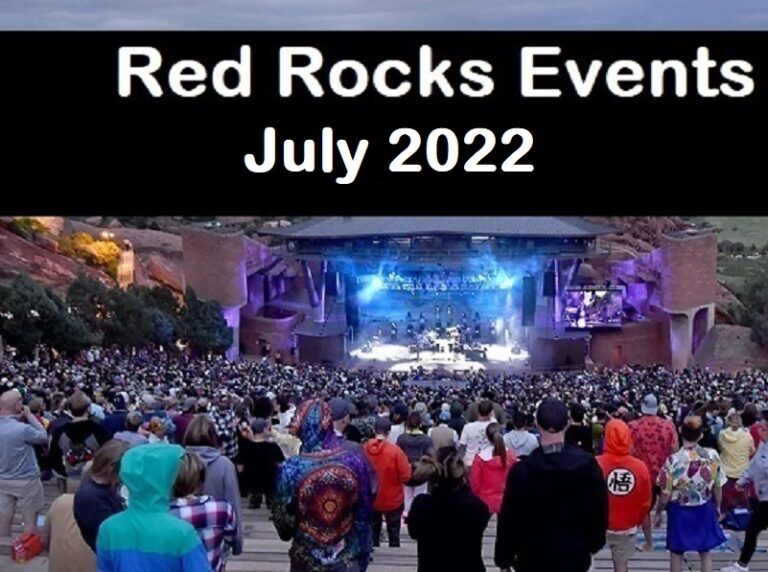 List of Red Concerts Rocks July 2022 Events Update