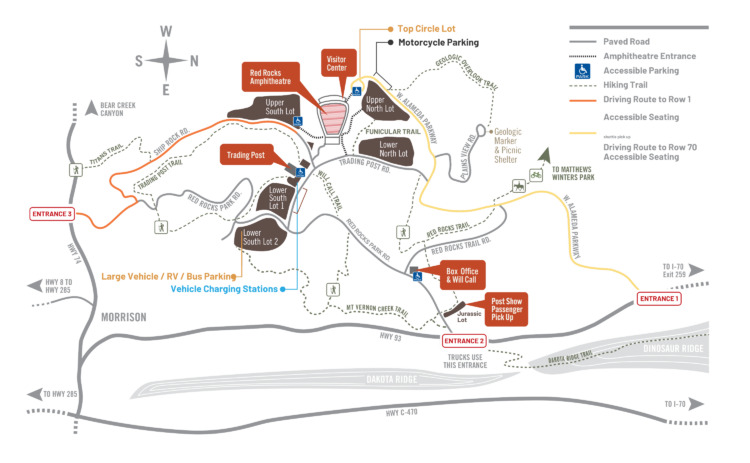 Red Rocks Maps